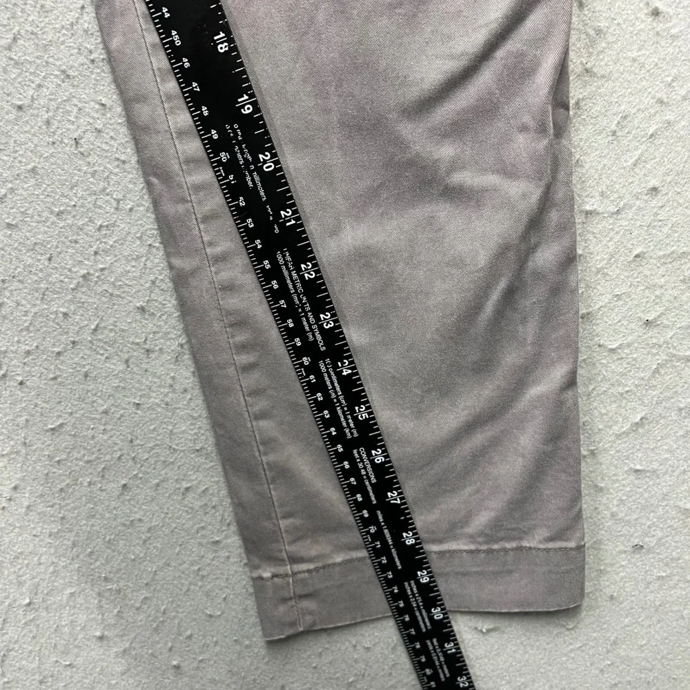 Polo Ralph Lauren Mens Stretch Slim Fit Chino Pants Grey 31x30 Cotton Blend 2242